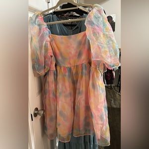 Rainbow Bubble Dress